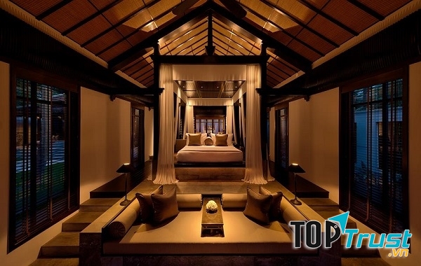 Biệt thự một phòng ngủ được thiết kế tỉ mỉ tinh tế và sang trọng