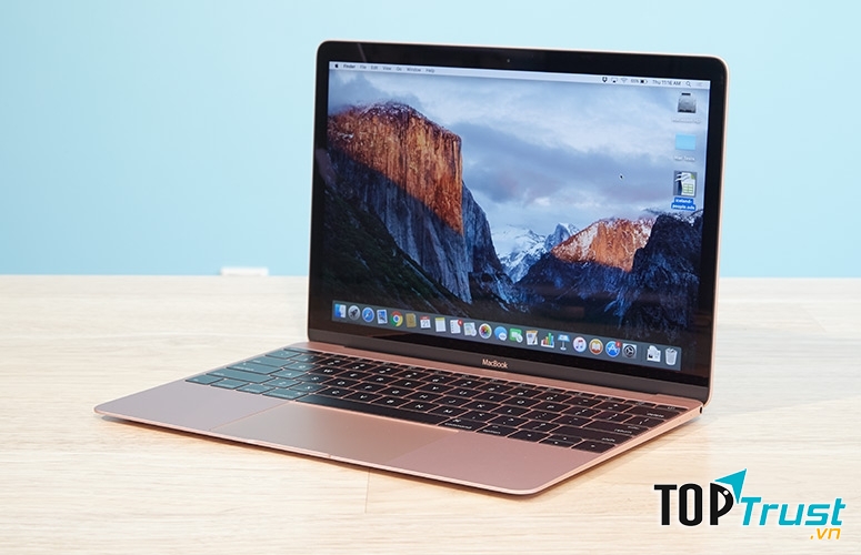 Phiên bản vàng hồng trên The New Macbook 2016