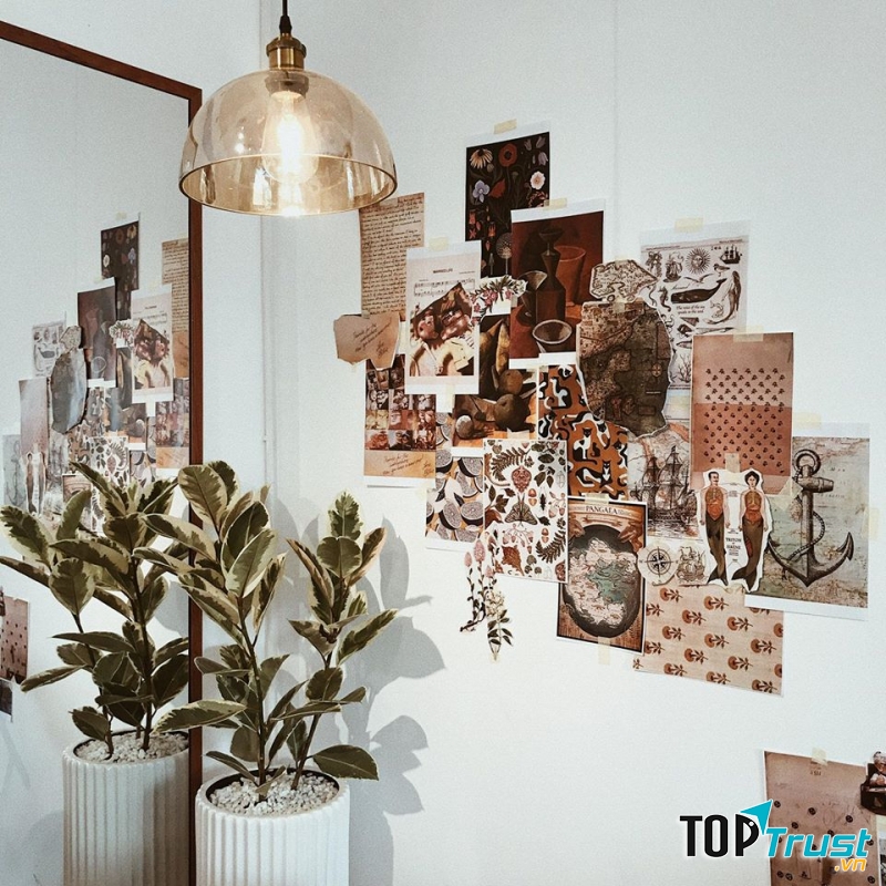 The Seat Coffee tạo nên không gian hài hòa với gam màu trắng-gỗ làm chủ đạo