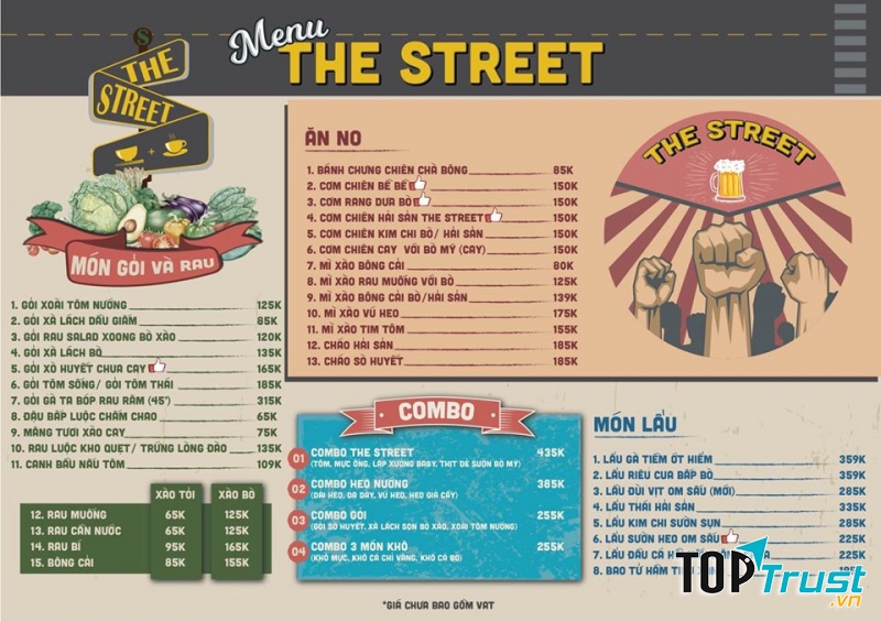 Menu The Street
