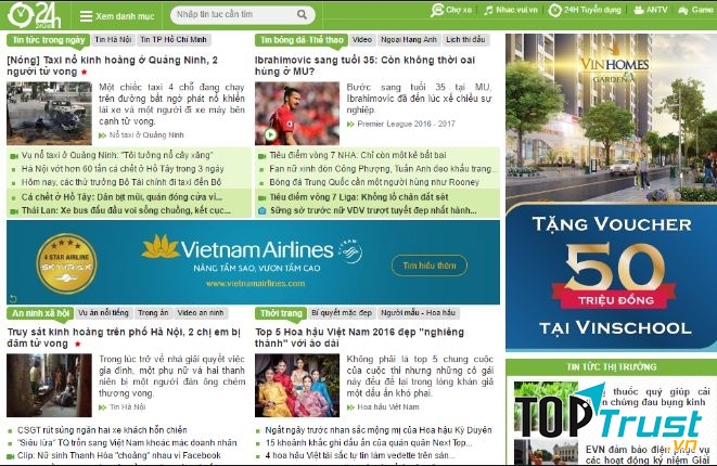 Thể thao 24h.com.vn - cập nhật thông tin bóng đá 24h