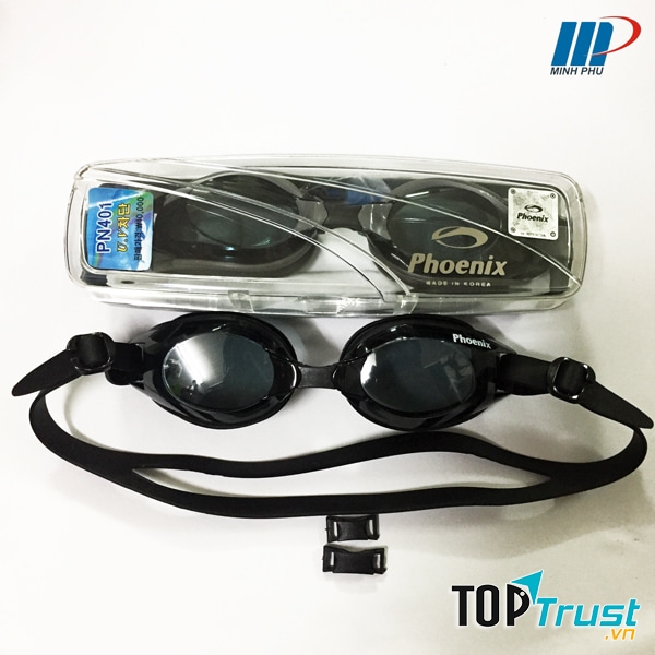 Hình ảnh kính bơi Phoenix PN 401 đen
