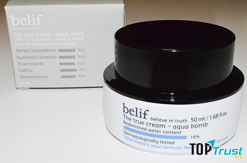 The True Cream Aqua Bomb, Belif