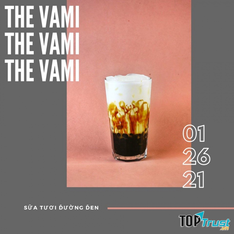 Sữa tươi trân châu đường đen của The VaMi