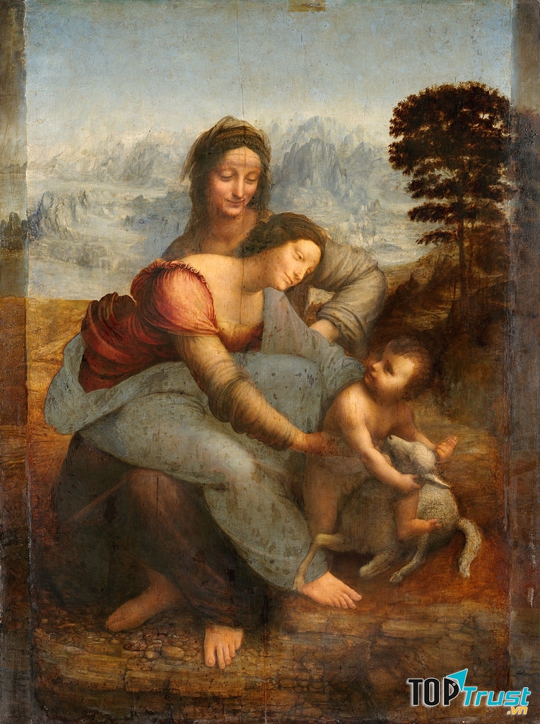The virgin and child with st anne (1503)