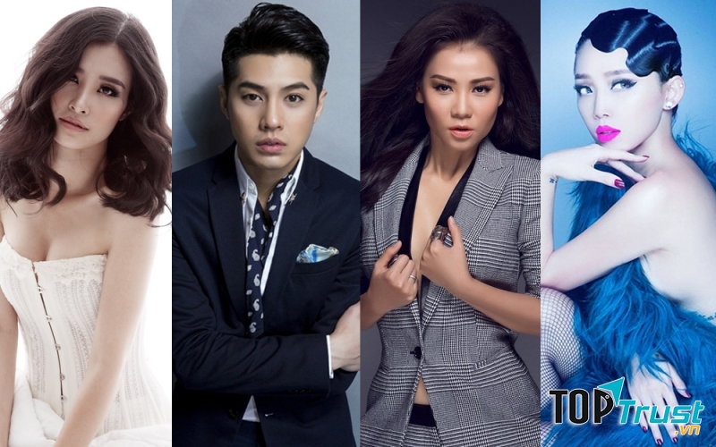 Bộ tứ huấn luyện viên Giọng Hát Việt 2017