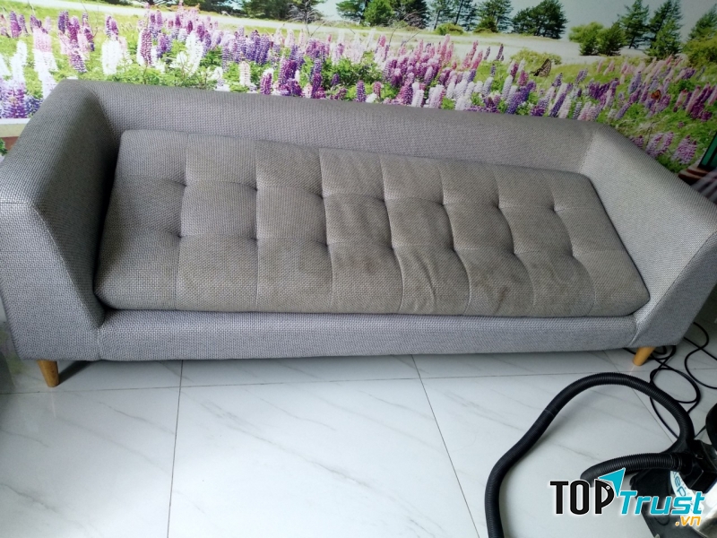 Sofa lúc chưa được vệ sinh