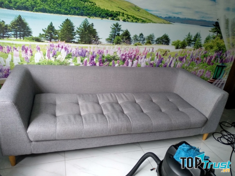 Sofa sau khi được làm sạch bởi đội ngũ chuyên viên The wOw CLEAR