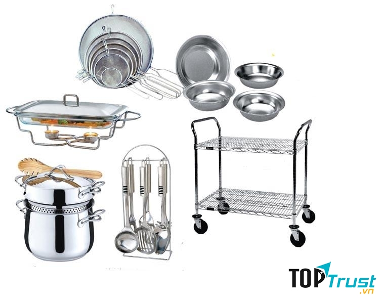 Các sản phẩm từ thép không gỉ hay inox