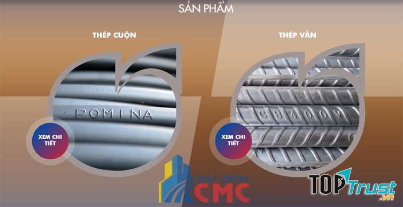 Sản phẩm thép Pomina