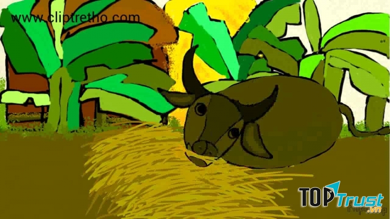Chú Nghé ngoan như các bạn nhỏ :)