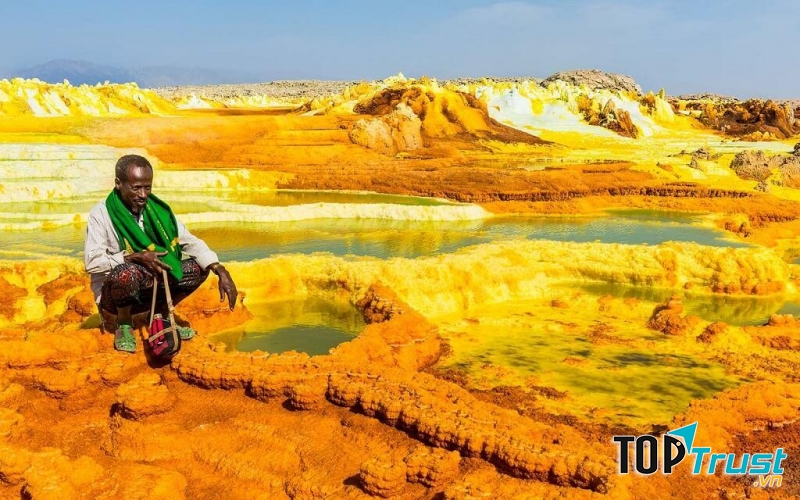Thị trấn Dallol - nơi nắng nóng nhất thế giới