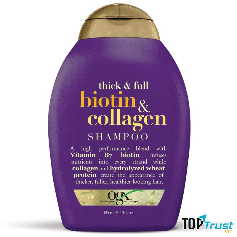 Dầu gội OGX Thick and Full Biotin and Collage Shampoo