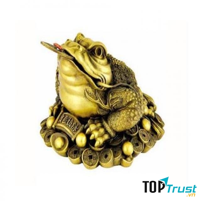 Thiềm thừ ( cóc ba chân) - tượng trưng của tiền tài trong phong thủy.