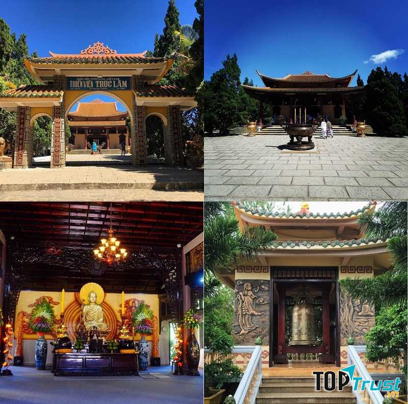 Khung cảnh thơ mộng trong khuôn viên Thiền viện