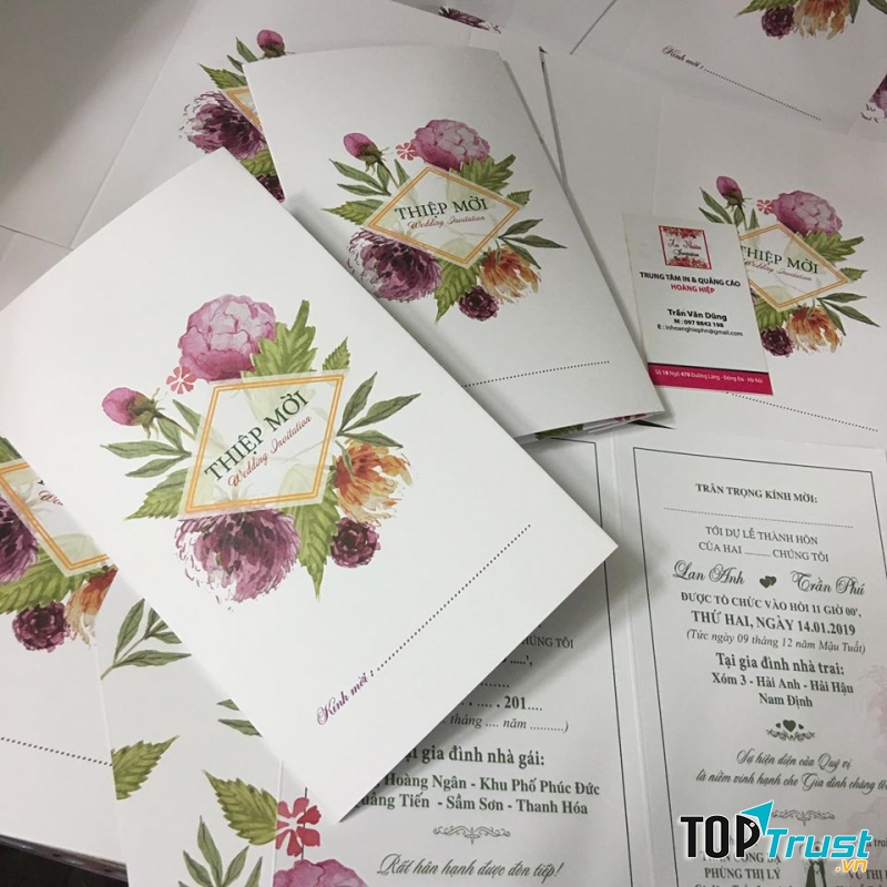 Thiệp cưới An Nhiên