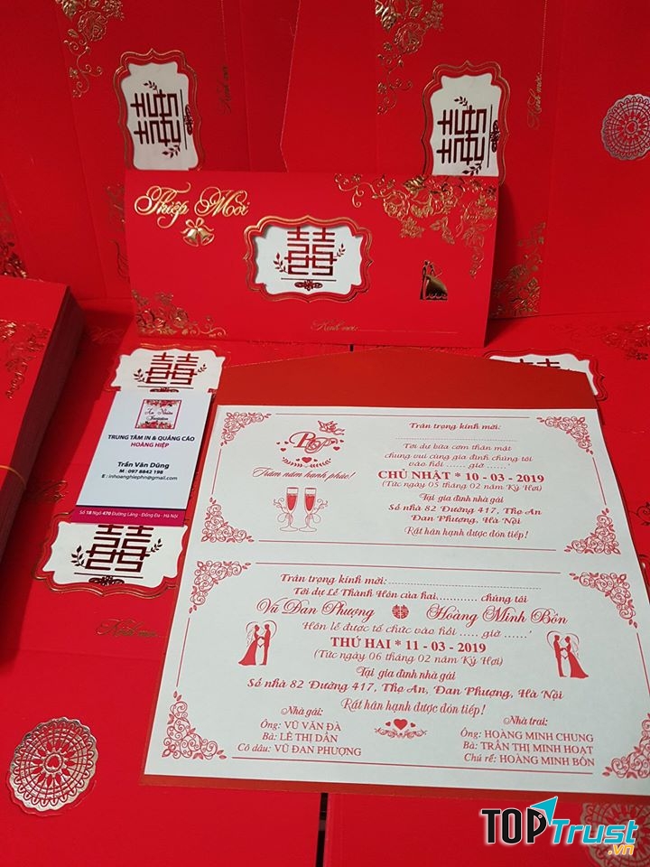 Thiệp cưới An Nhiên