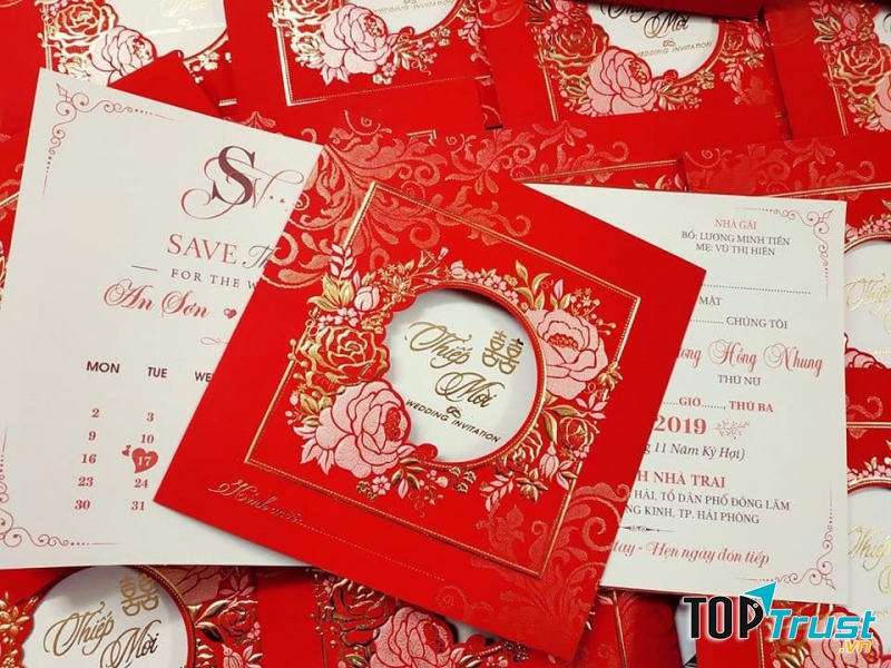 Thiệp cưới An Phú