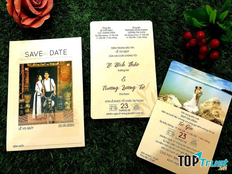 Thiệp cưới Ấn Tượng