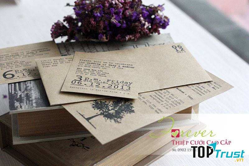 Thiệp cưới cao cấp Forever