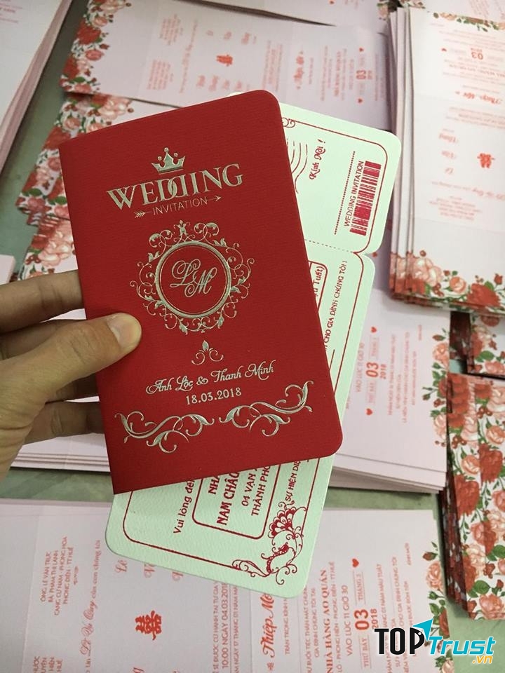 Thiệp cưới Đăng Thái.