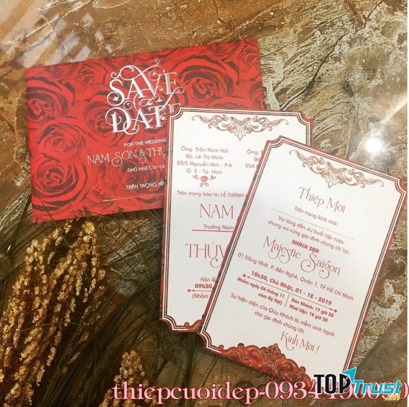 Thiệp Cưới Đẹp - Wedding Invitation
