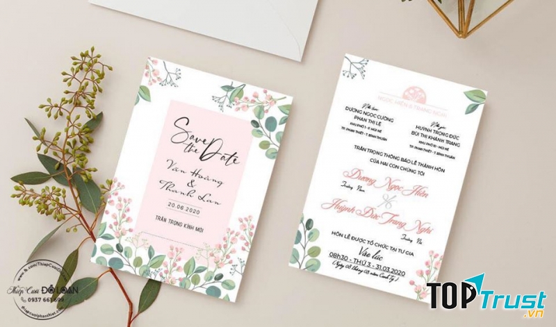 Thiệp Cưới Đỗ Loan