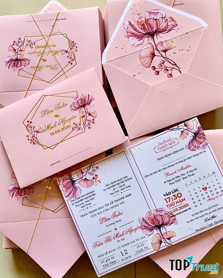 Thiệp Cưới Đỗ Loan