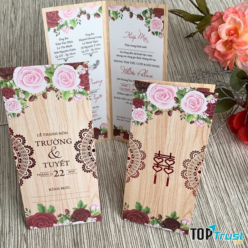 Thiệp Cưới ĐỘC - LẠ 1986