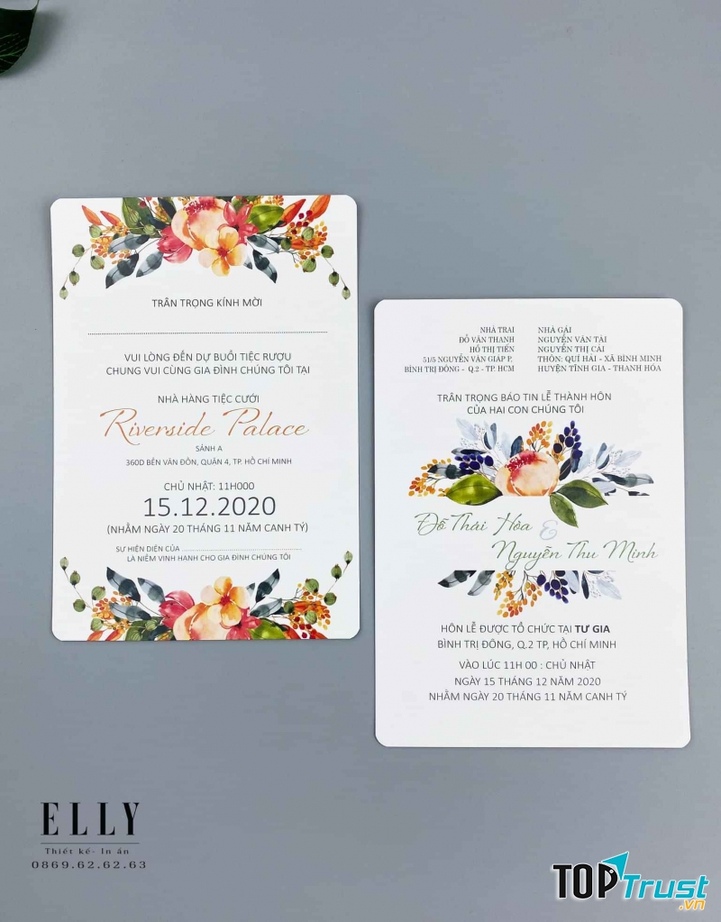Thiệp cưới ELLY