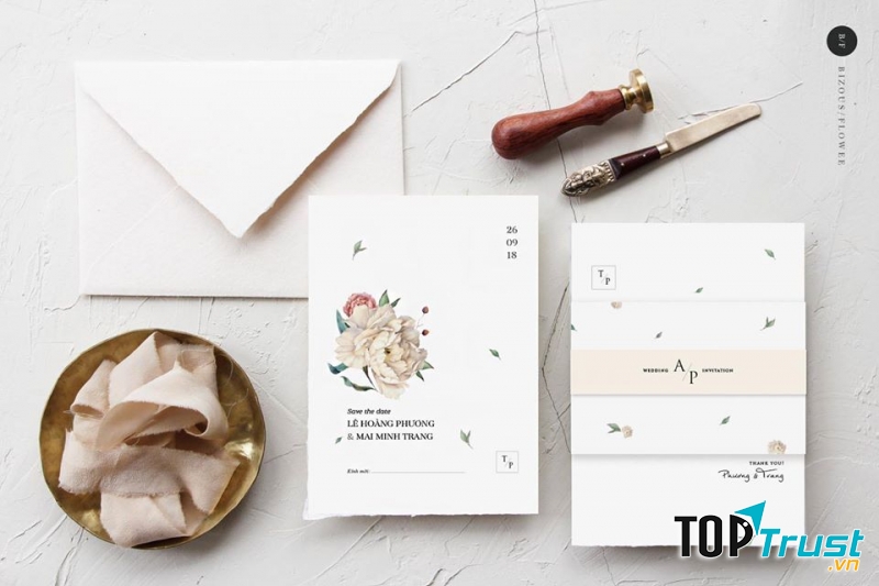 Thiệp cưới Flowee
