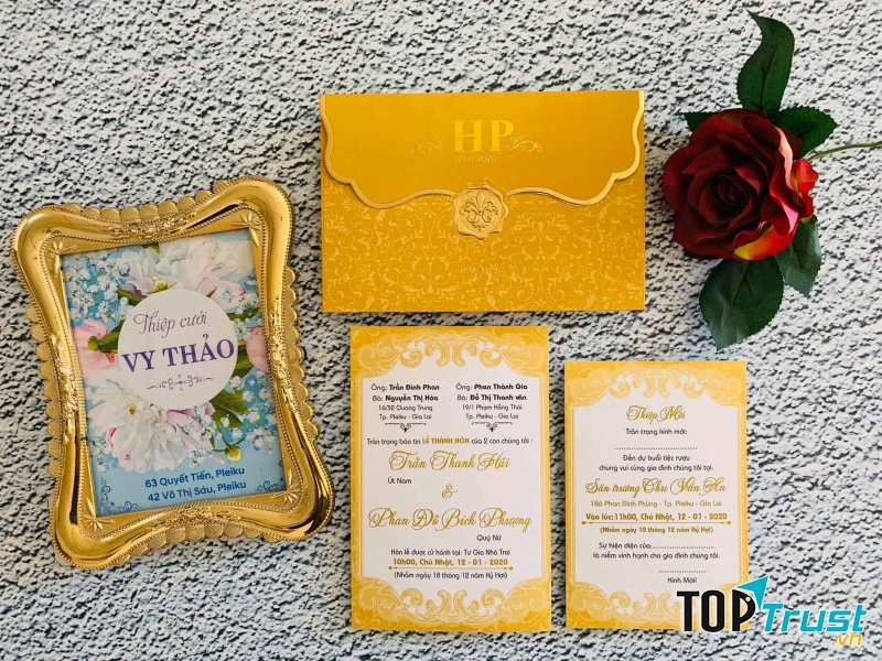 Thiệp Cưới Gia Lai