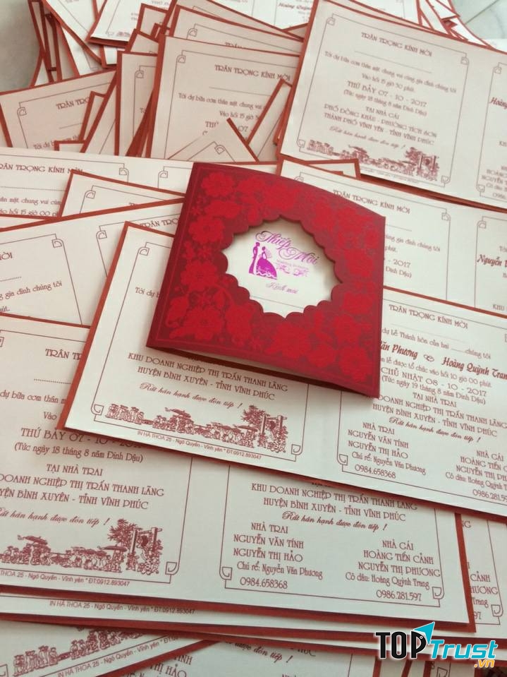 Thiệp cưới Hà Thoa