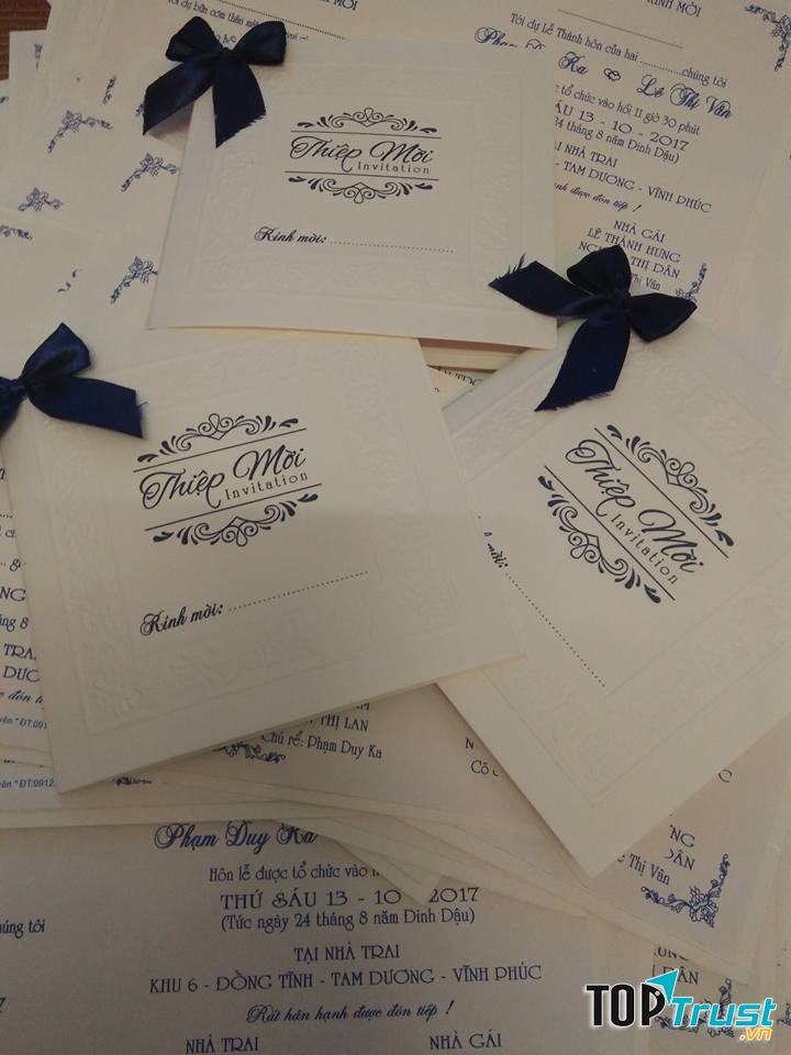 Thiệp cưới Hà Thoa