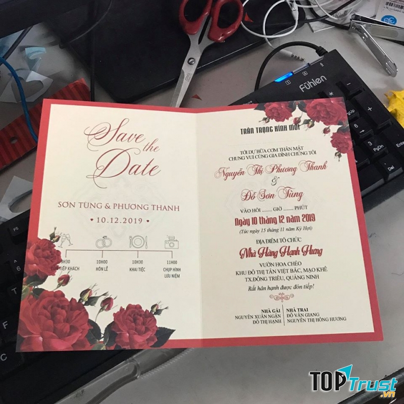 Thiệp Cưới Hải Dương