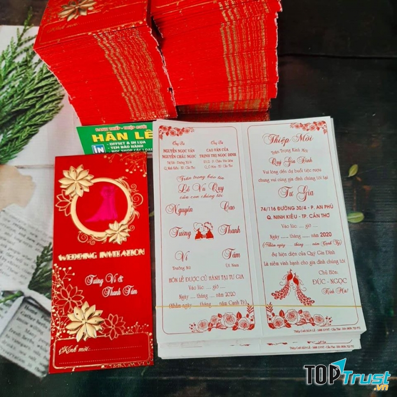 Thiệp Cưới Hân Lê