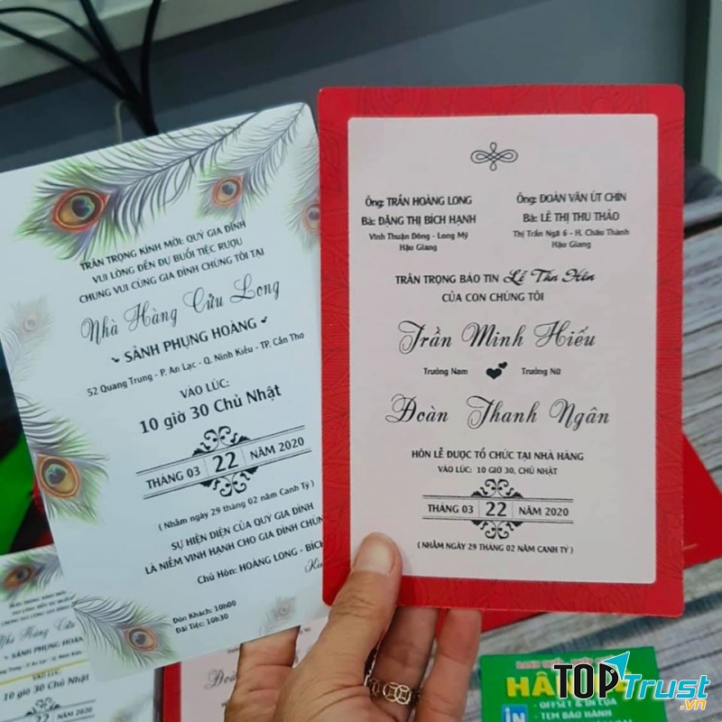 Thiệp Cưới Hân Lê