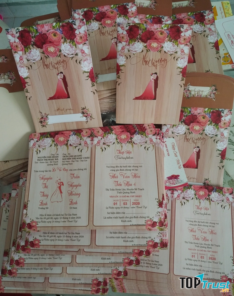 Thiệp cưới Hana luôn