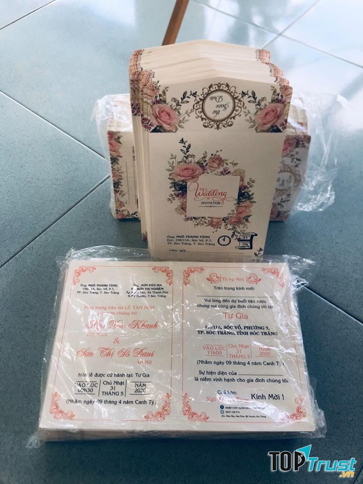 Thiệp Cưới Hạnh Phúc