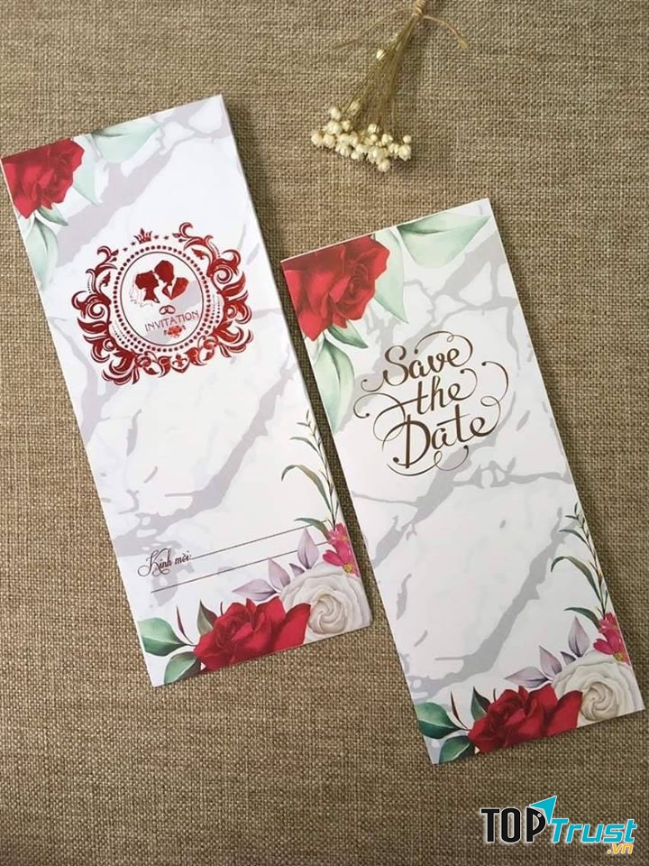 Thiệp Cưới Hồng Phước