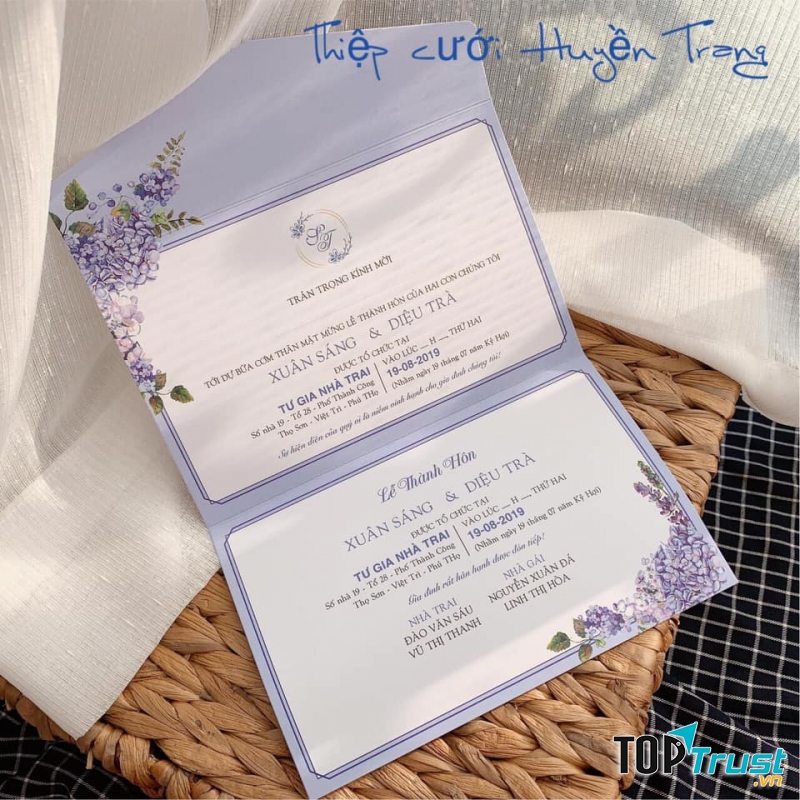 Thiệp cưới  Huyền Trang