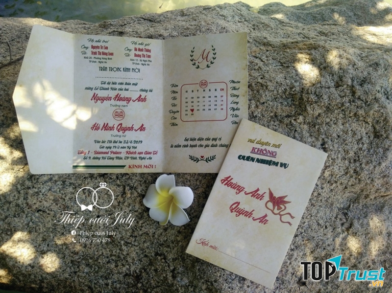 Nhận làm thiệp thiết kế theo mọi ý tưởng của cô dâu chú rể