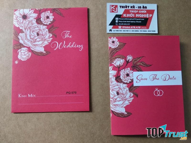 Thiệp Cưới Khởi Nghiệp