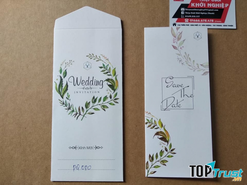 Thiệp Cưới Khởi Nghiệp