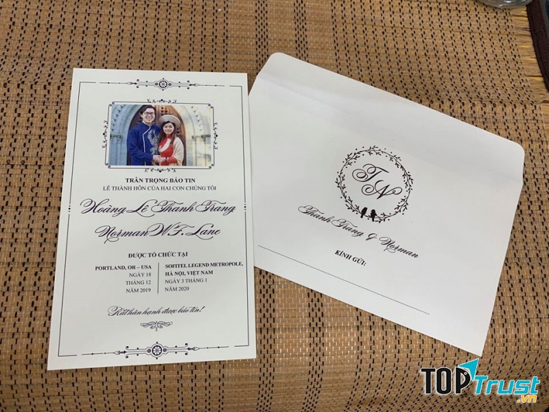 Thiệp cưới Lê Vinh