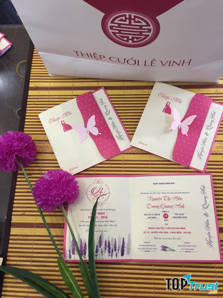 Thiệp cưới Lê Vinh