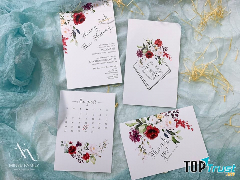 Thiệp cưới Minsu