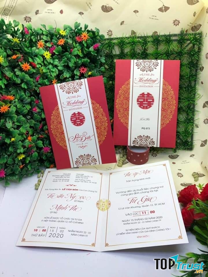 Thiệp Cưới Mộc Huy