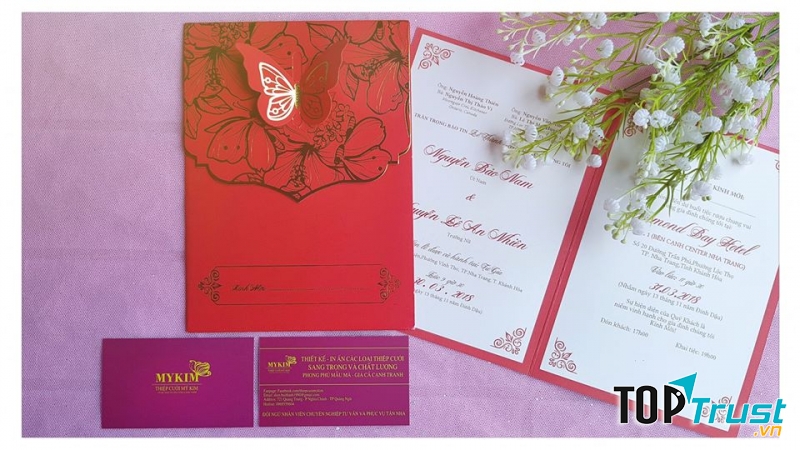 Thiệp cưới Mỹ Kim