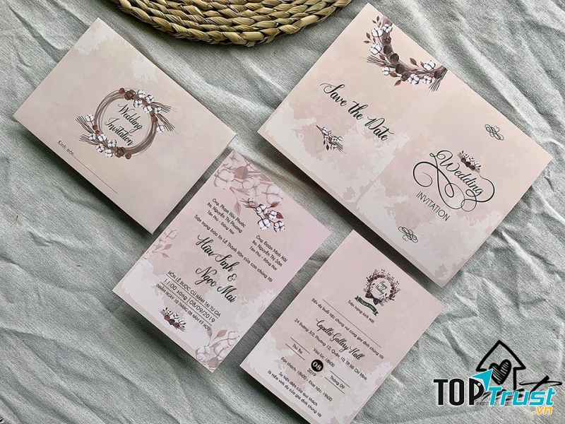 Thiệp cưới NEST